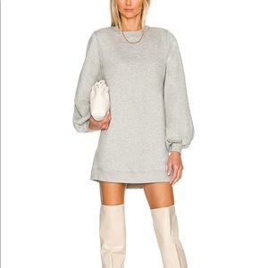 Lovers + Friends Jessa Sweatshirt Dress in Charcoal